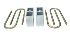MaxTrac Cales d'abaissement arrière 4 po et boulons en U 82-04 Chevrolet S10 2WD