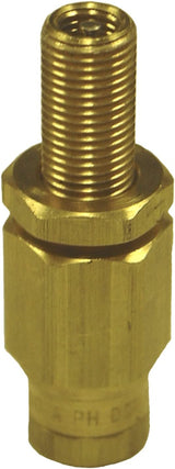 Firestone Firestone InFlation Valve Air Line Fitting Inflation Valve 1/4 Brass - Each
