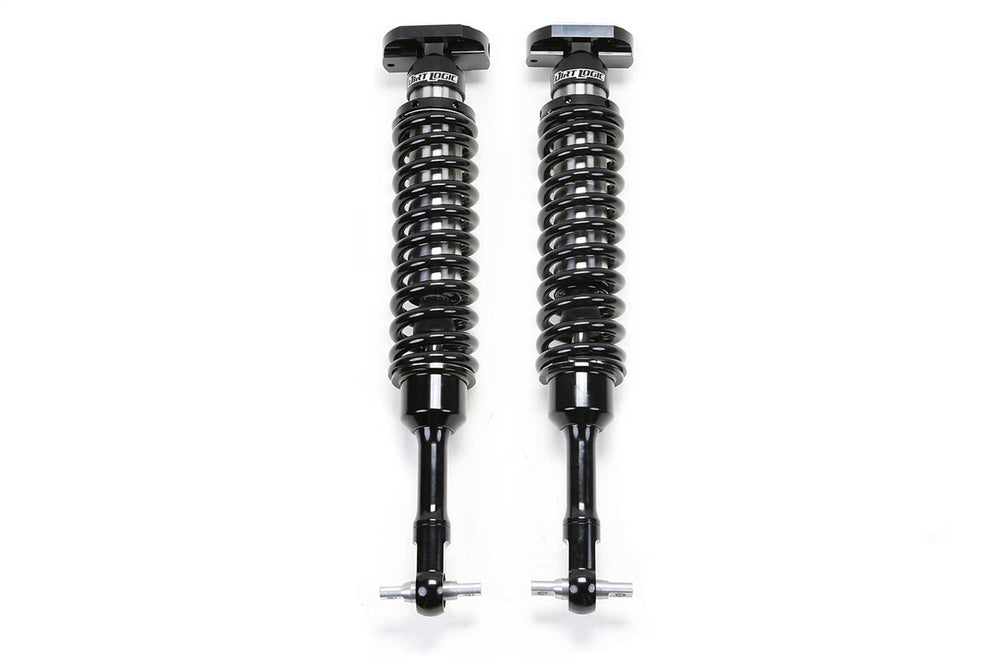 Fabtech Dirt Logic 2.5 Stainless Steel Coilover Shock Absorber — 2015-2021 Ford F-150, 4WD (FTS22252)