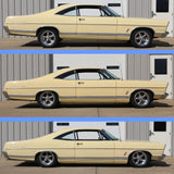 Ridetech Suspension 1965-1972 Galaxie Rear Coolride with Hq Series Shocks Air Springs Bracket & Har