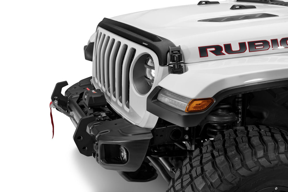 Husky Liners 2830148 Aeroskin II Low Profile Hood Protector Matte Black 2018-2025 Jeep Wrangler JK - 2020-2025