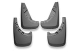 Husky Liner 2424 Tacoma Double Cab Front & Rear Mud Guards Black 4 Pc Set