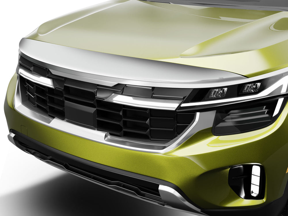 Husky Liners Aeroskin Hood Protector - Chrome — 2024-2026 Kia Seltos (2892249)