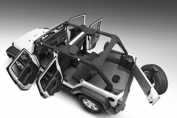 Husky Liner 2011-2017 Wrangler JK Unlimited 4Dr (Inc Tailgate & Tub Liner) Jeep Liner 5 pc Black
