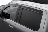 Husky Liner 2015-2024 F150 Supercrew Ventvisor Low Profile 4 Pc Set Smoke