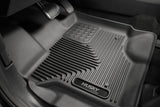 Husky Liner 2015+ F150 Supercrew/Supercab Front Floor Liners Weatherbeater Series Black