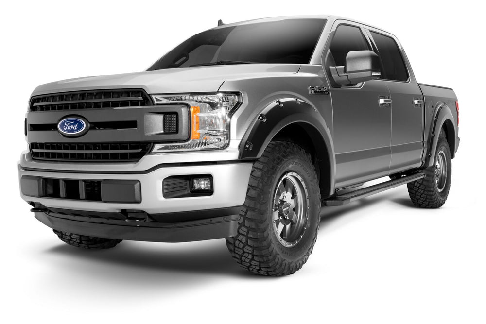 Husky Liners Fender Flares — 2018-2020 Ford F-150 (Ex Models With Tech Pkg) — Stainless