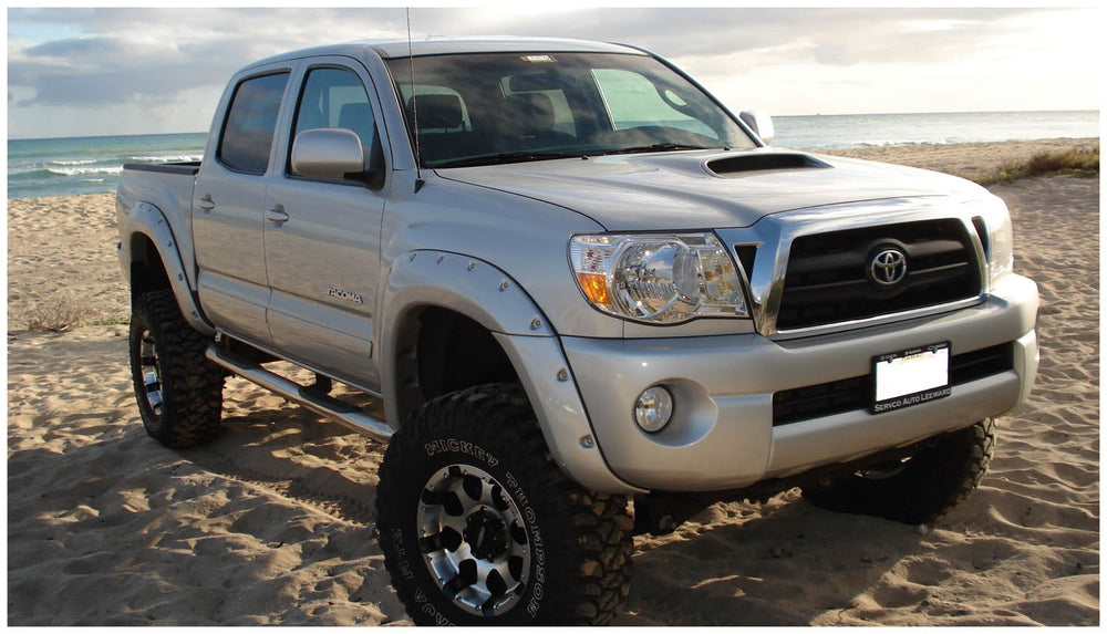 Husky Liners Fender Flares — 2005-2011 Toyota Tacoma — Stainless (28031925)