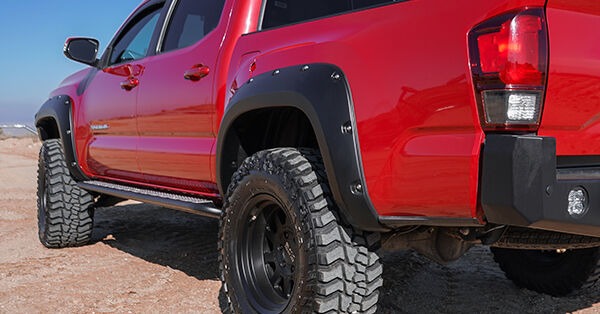 Husky Liners Fender Flares Pocket-Style 4PC Set — 2016-2023 Toyota Tacoma (2803922)