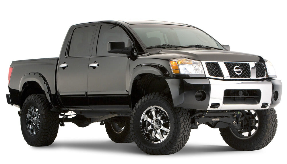 Husky Liners Fender Flares — 2004-2015 Nissan Titan — Stainless (2807907)