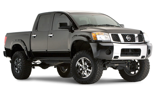 Husky Liners Fender Flares — 2004-2015 Nissan Titan — Stainless (2807907)