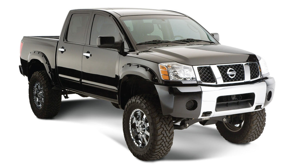 Husky Liners Fender Flares — 2004-2015 Nissan Titan — Stainless (2807908)