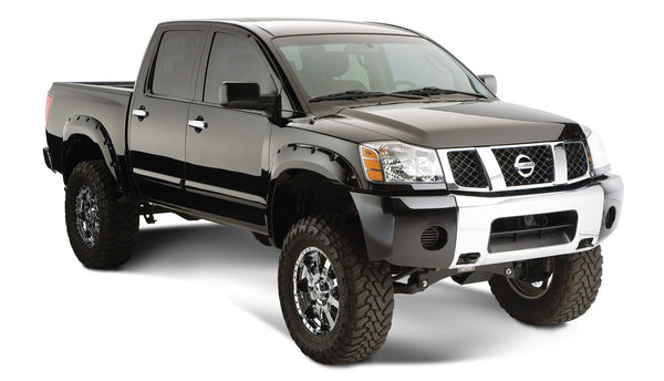 Husky Liners Fender Flares — 2004-2015 Nissan Titan — Stainless (2807908)