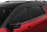 Low Profile Ventvisor Deflector; Smoke; Outside Mount; 4 pc. (2854129)