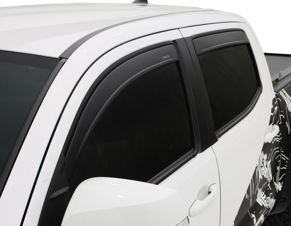 Husky Liners Low Profile Ventvisor Deflector - Matte Black - Outside Mount - 4 pc. — 2007-2021 Toyota Tundra (2857015)