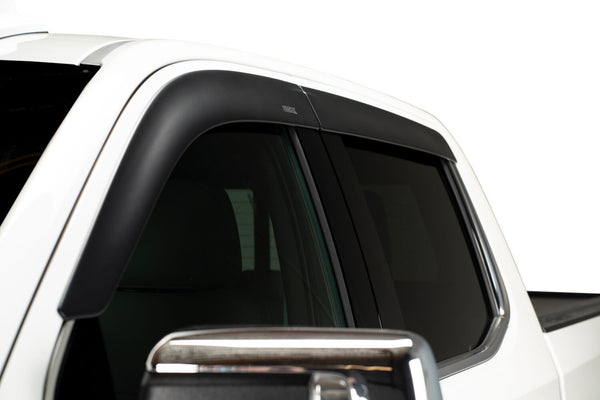 Husky Liners Low Profile Ventvisor Deflector - Matte Black - Outside Mount - 4 pc. — for select Ford trucks (2857061)
