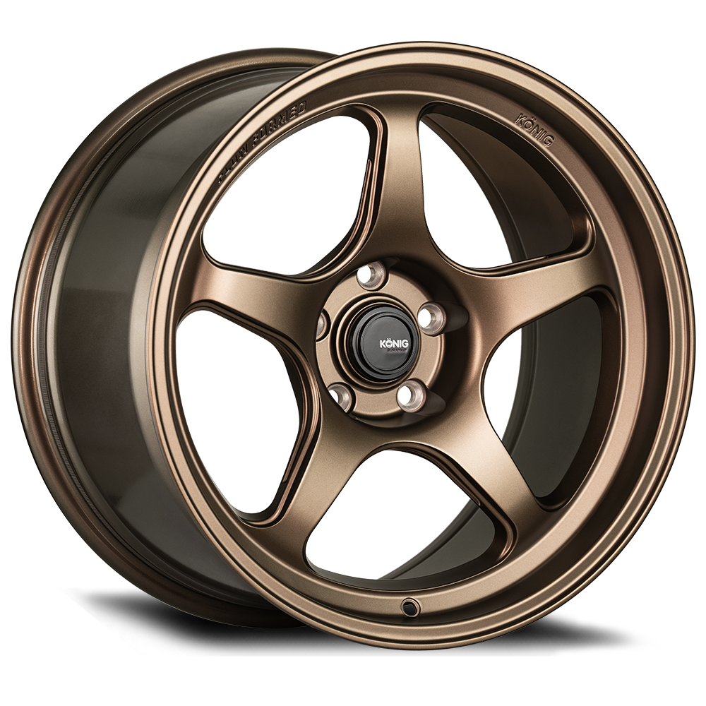 Konig Hyperspec 17x8 5x114.3 ET40 Matte Bronze Wheel (Knurled Bead)