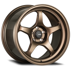 Konig Hyperspec 15x9 4x100 ET35 Matte Bronze Wheel (Knurled Bead)