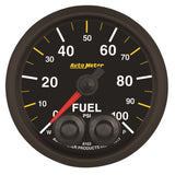 AutoMeter 2-1/16" Fuel Pressure, 0-100 PSI, Nascar