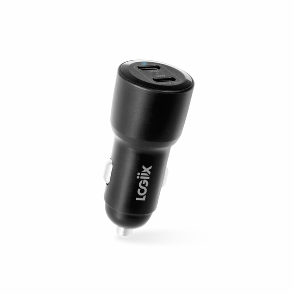 LOGiiX Power Lite 60W Duo Car Charger - Black