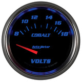 2-5/8" VOLTMETER, 8-18V, COBALT