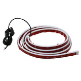 LED Knight Rider Scanning Hood Brow DRL Flex Cool White Kit for Cars and Jeeps Race Sport Lighting