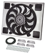 Derale Powerpack - High Output Single 14" Electric RAD Fan/Aluminum Shroud Kit (16820)