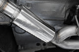 2.5in. Resonator Back. Dual Rear Exit. T304. Quad Tips
