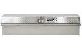 Highway Product 48 X 16 X 16 LOW SIDE TOOL BOX WITH SMOOTH ALUMINUM BASE, DIAMOND PLATE LID - 3712-001