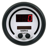 GAUGE, SPEEDO, 3 3/8", 260 MPH / 260 KM/H, ELEC PROGRAM, PHANTOM ELITE DIGITAL