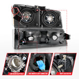 ANZO USA - Crystal Headlight - 111501