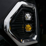 S1 Dual Fog Pocket Kit - '19-22 Sierra 1500 (Wide Cornering/Spot; Baja Amber/Clear)