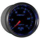 2-5/8" FUEL PRESSURE, 0-15 PSI, COBALT — Blue