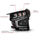 ANZO USA - LED Projector Headlight - 111636X-R