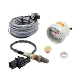 GAUGE, AIR/FUEL RATIO-WIDEBAND, ANALOG, 2 5/8", 8:1-18:1, STPR MTR, MARINE SILVR