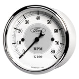 3-1/8" IN-DASH TACHOMETER, 0-8,000 RPM, FORD MASTERPIECE