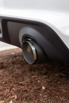 MBRP 5in. OD. SEC 70 inlet. 7.8in. in length, CF.