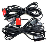 8-POD LED Complete Bed Rail Pod Lighting Kit 4 pods on left and 4 pods on right Race Sport Lighting