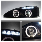 Spyder Projector Headlights - LED Halo - Black Smoke (5078629) - image 3