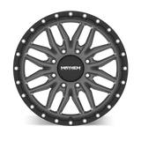 MAYHEM VECTOR 8310 MATTE GUNMETAL BLACK LIP 17X9 8-165.1 18MM 125.2MM 8310-7981MGT
