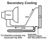 Derale 2 Pass 24" Series 7000 Copper/Aluminum Frame Rail Transmission Cooler, 11/32" - image 3