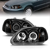 ANZO USA - Projector Headlight Set w/Halo - 121068