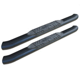 Raptor Series 5" OE Style Curved Oval Nerf Bars Black Steel Part# 1604-0091B