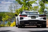 MBRP 3in Cat-Back, Quad Split Rear Exit, Active, T304 with CF Tips.