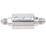 High Flow Billet Aluminum Fuel Filter in Polished Finish