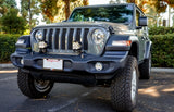 LP4 Pro Bumper Kit - '20-26 Gladiator / '18-26 Wrangler JL; w/ OE Plastic Bumper (Driving/Combo; Clear; Upfitt