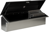 Highway Product 90 X 16 X 16 PASSENGER SIDE LOW SIDE TOOL BOX WITH SMOOTH ALUMINUM BASE - 3712-004-BK62