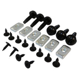 Crown Automotive Hard Top Hardware Kit — Black, Silver (6506825MK) - image 2