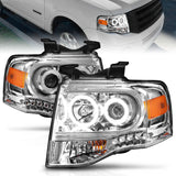 ANZO USA - Projector Headlight Set w/Halo - 111114