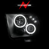 ANZO USA - Projector Headlight Set w/Halo - 121166